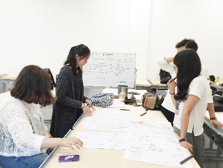 圖說：亞洲大學劉景昕同學與組員以情感設計出發，提出創新的交通概念。	