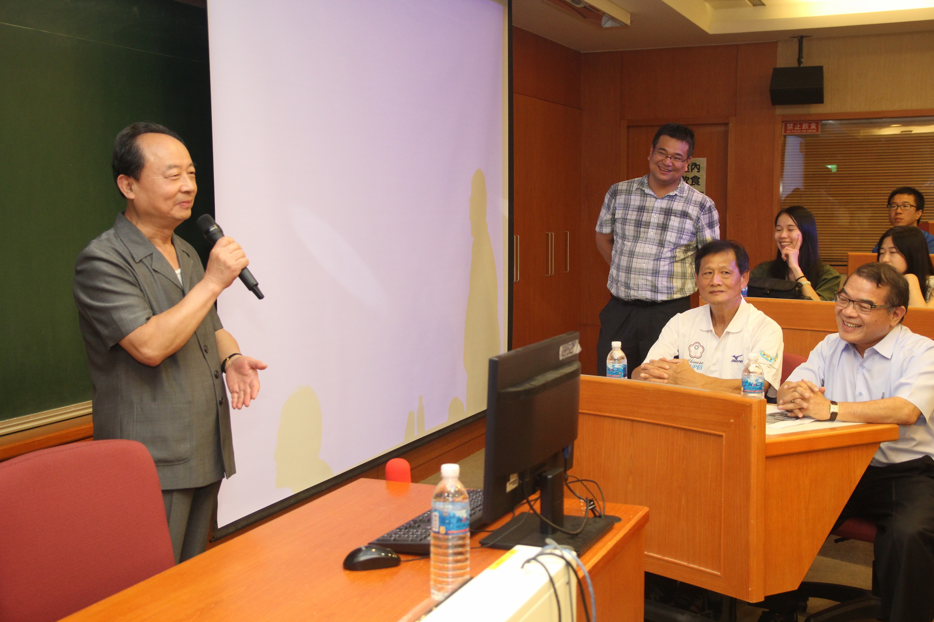 圖說：廣東省中山基金會秘書長仲德昌致詞盛讚到台灣參訪，是不虛此行。